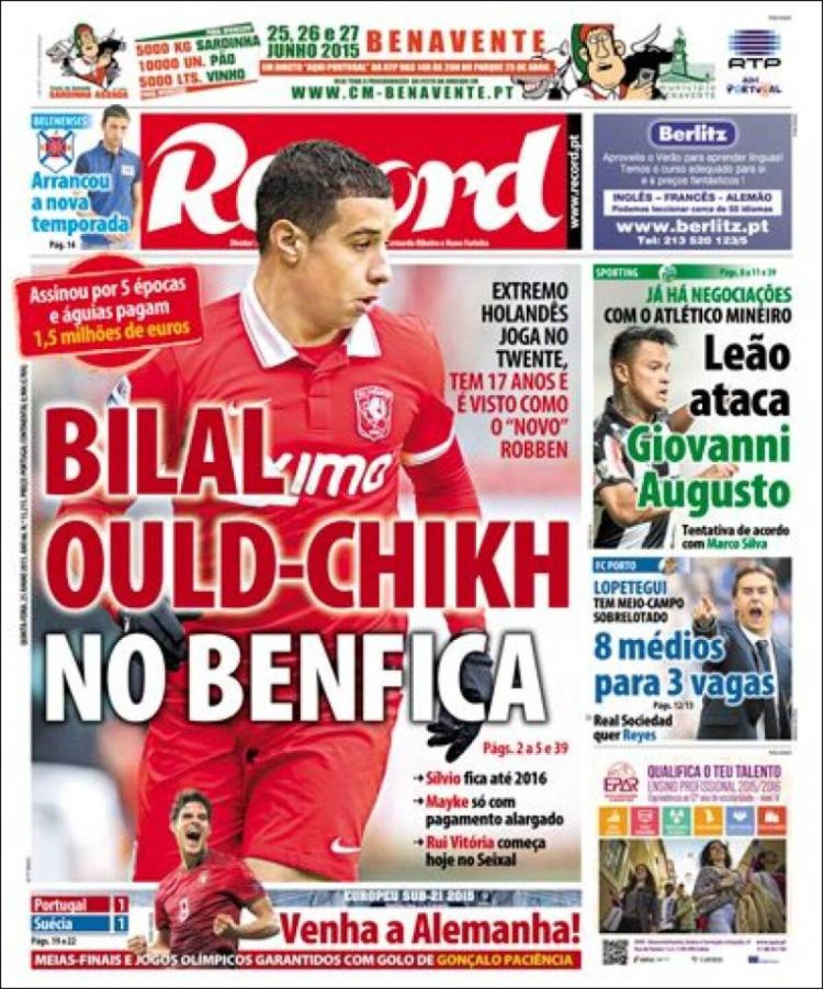 Ce scriu azi ziarele de sport din lume (25 iunie 2015)