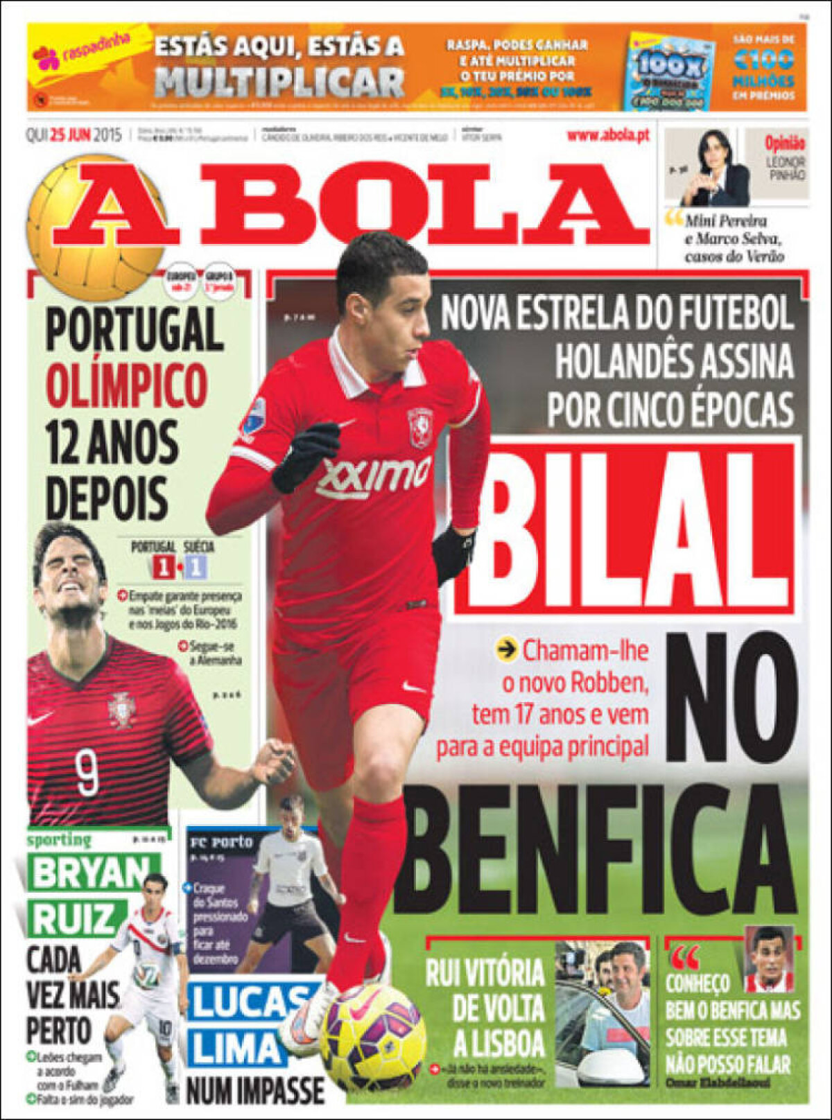 Ce scriu azi ziarele de sport din lume (25 iunie 2015)