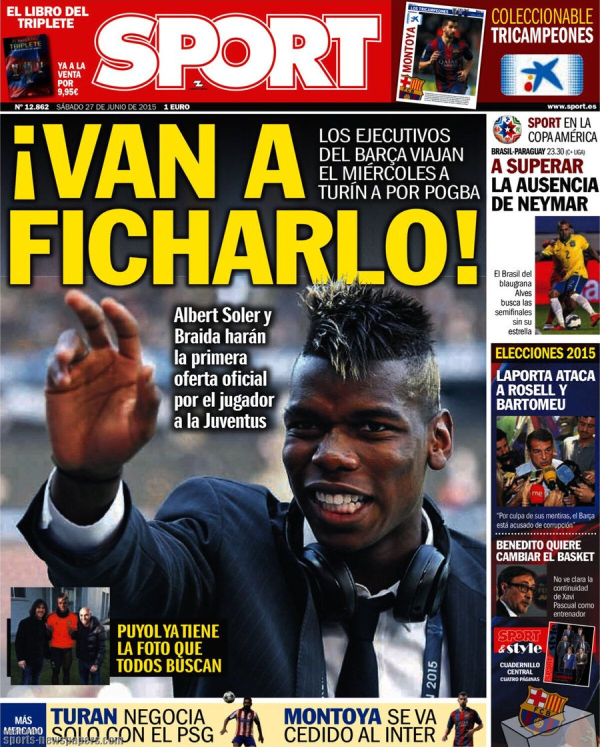 Ce scriu azi ziarele de sport din lume (27 iunie 2015)