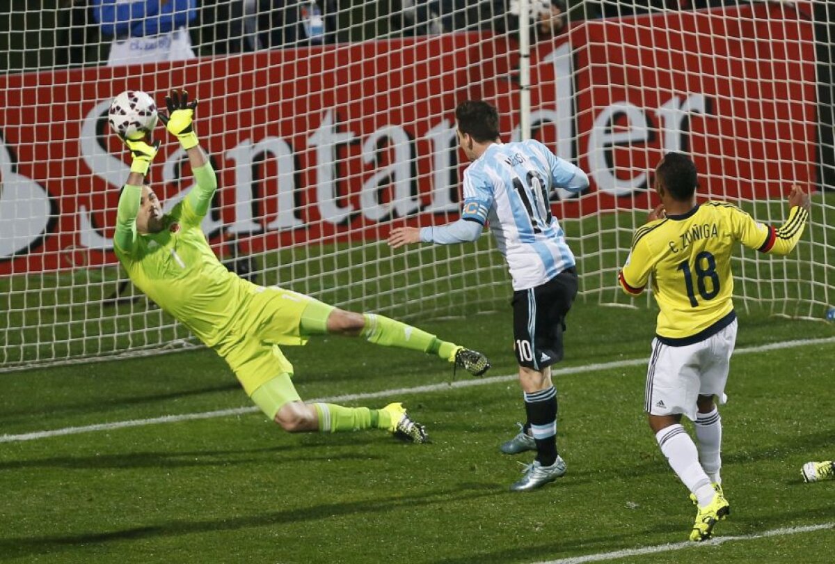 FOTO și VIDEO Dramatism în sferturi la Copa America » Argentina a trecut de Columbia la penalty-uri