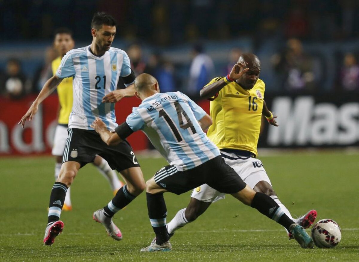 FOTO și VIDEO Dramatism în sferturi la Copa America » Argentina a trecut de Columbia la penalty-uri