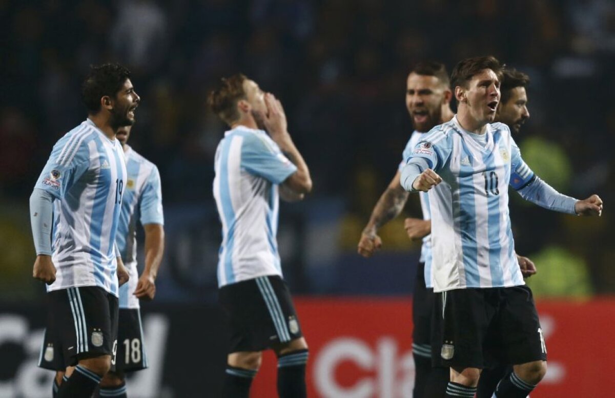 FOTO și VIDEO Dramatism în sferturi la Copa America » Argentina a trecut de Columbia la penalty-uri