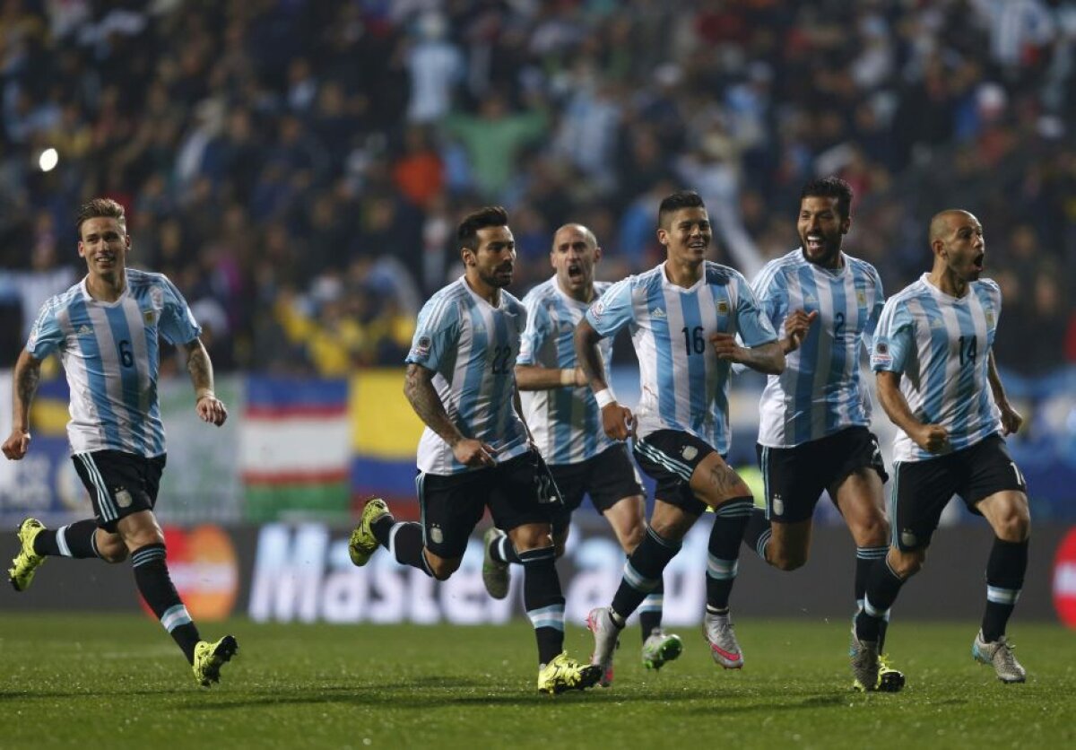 FOTO și VIDEO Dramatism în sferturi la Copa America » Argentina a trecut de Columbia la penalty-uri