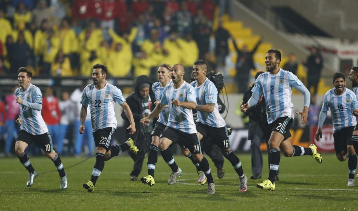 FOTO și VIDEO Dramatism în sferturi la Copa America » Argentina a trecut de Columbia la penalty-uri