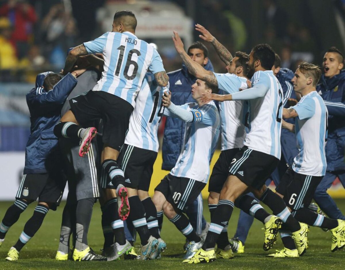 FOTO și VIDEO Dramatism în sferturi la Copa America » Argentina a trecut de Columbia la penalty-uri