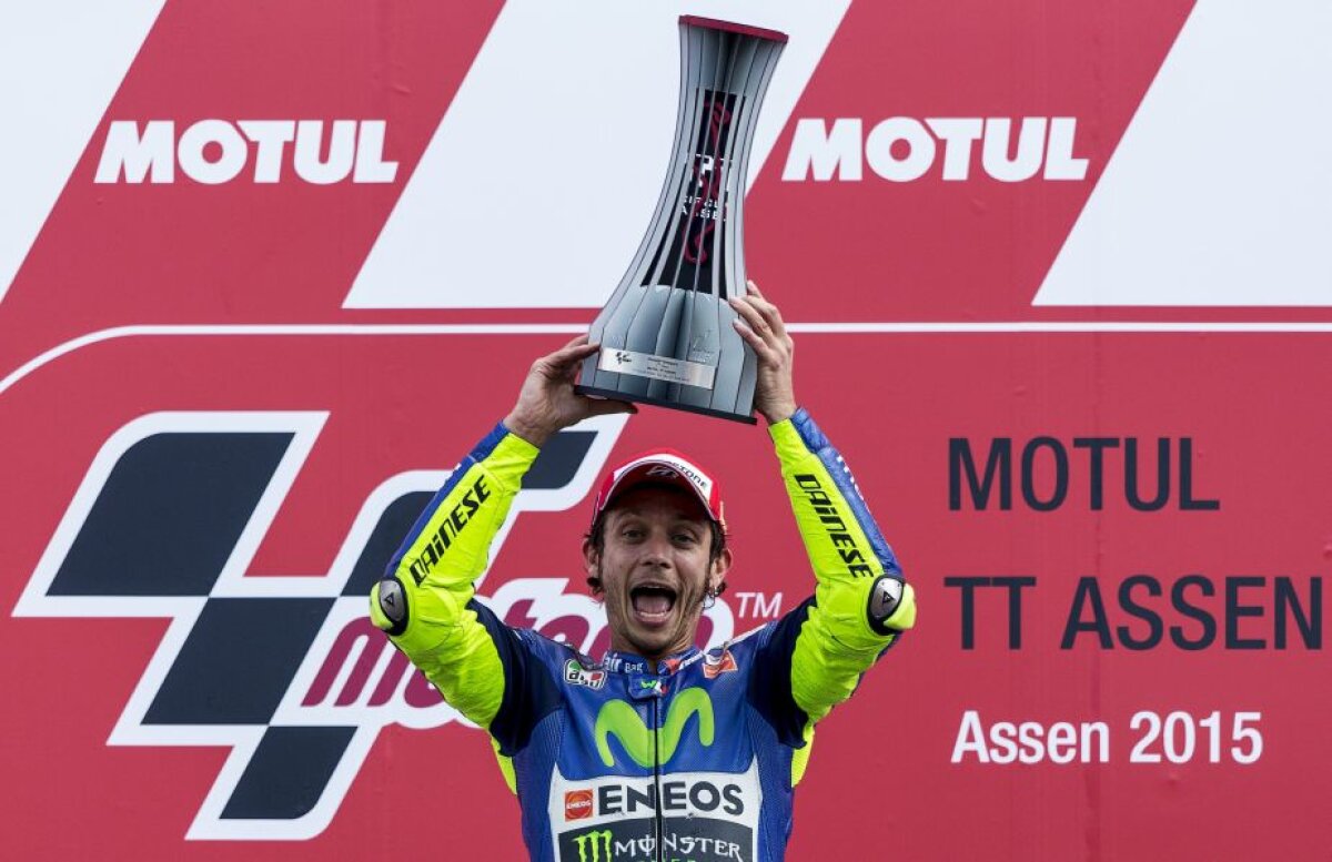 GALERIE FOTO Valentino Rossi - Marc Marquez, prietenie pe muchie de cuțit! "Il Dottore" a cîștigat Marele Premiu al Olandei după un nou duel controversat cu spaniolul