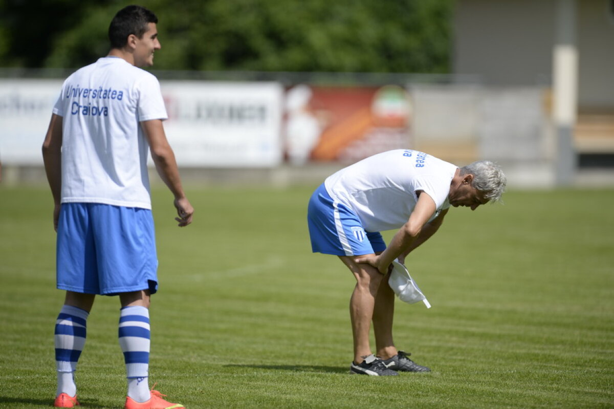 GALERIE FOTO One man show » Sorin Cîrțu face spectacol la antrenamentele Craiovei