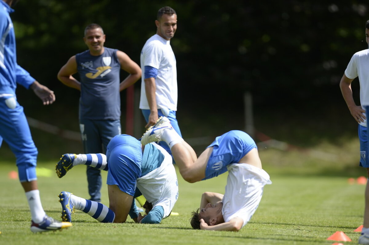 GALERIE FOTO One man show » Sorin Cîrțu face spectacol la antrenamentele Craiovei