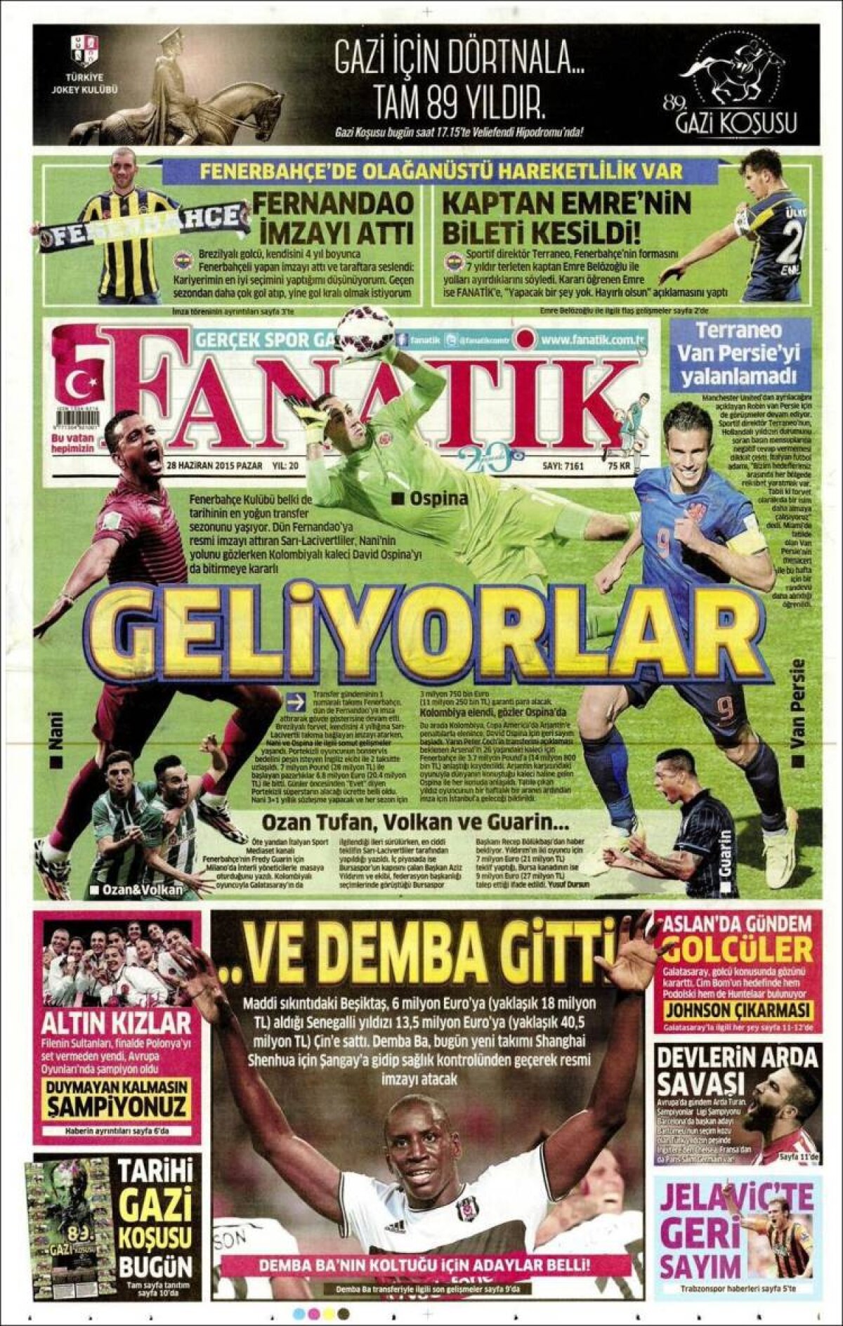 Ce scriu azi ziarele de sport din lume (28 iunie 2015)