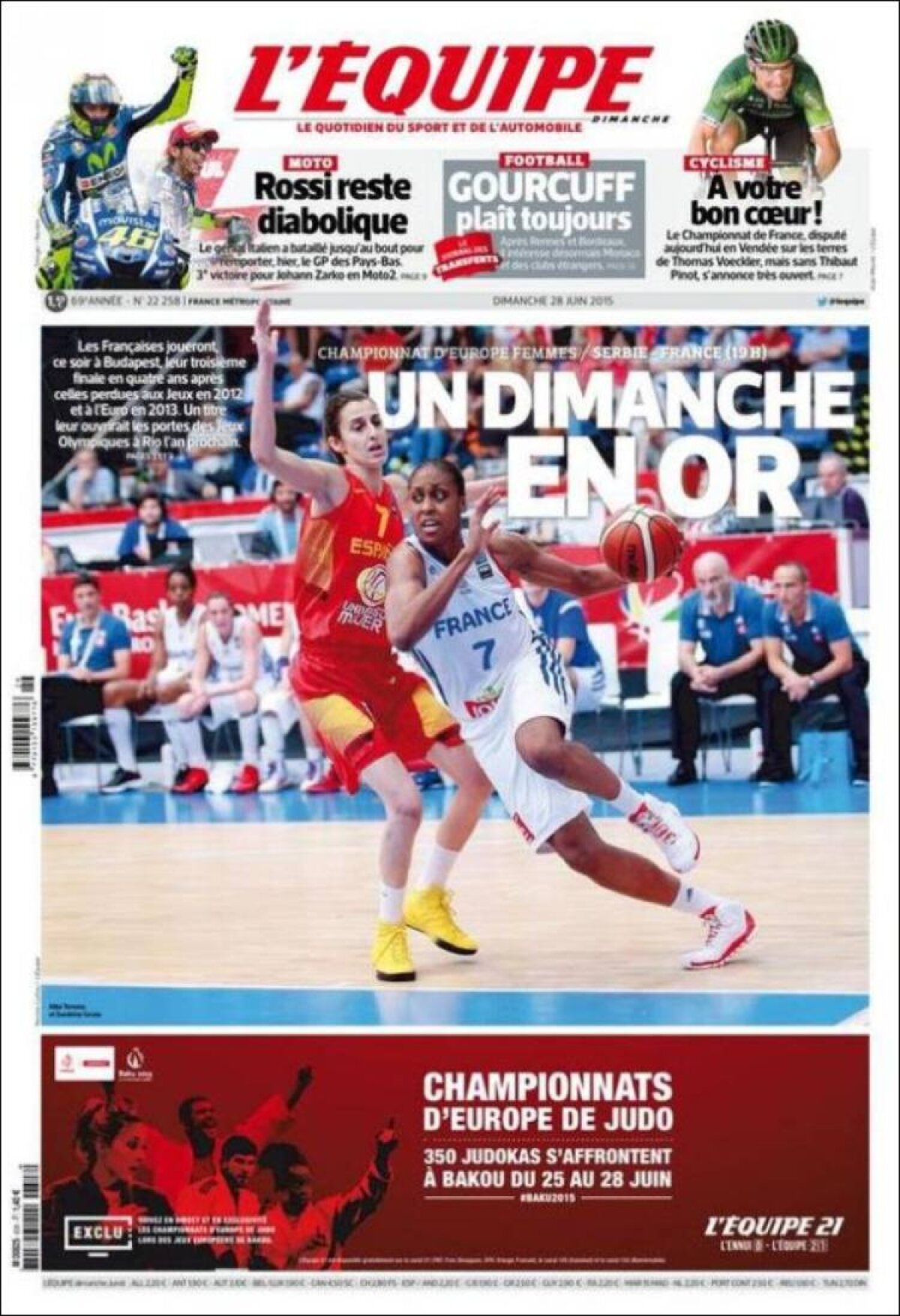 Ce scriu azi ziarele de sport din lume (28 iunie 2015)