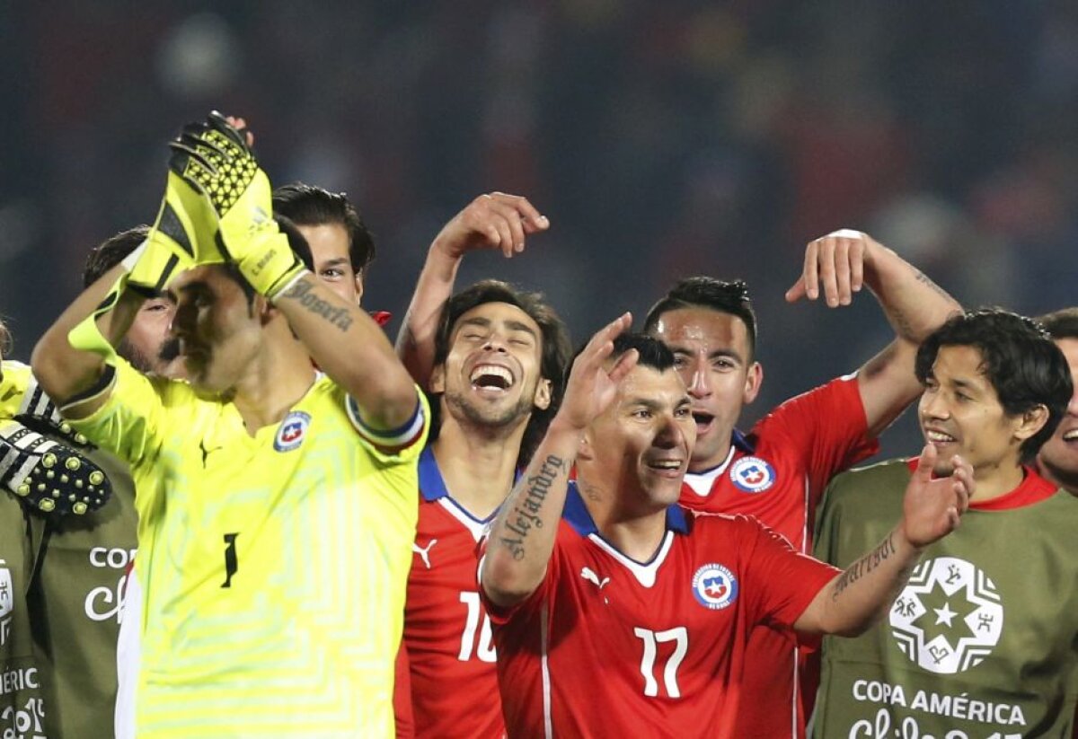 VIDEO și FOTO Chile este prima finalistă de la Copa America » Fanii s-au bătut cu forțele de ordine
