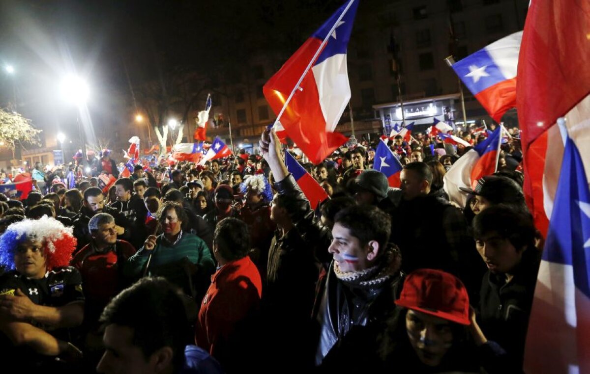 VIDEO și FOTO Chile este prima finalistă de la Copa America » Fanii s-au bătut cu forțele de ordine