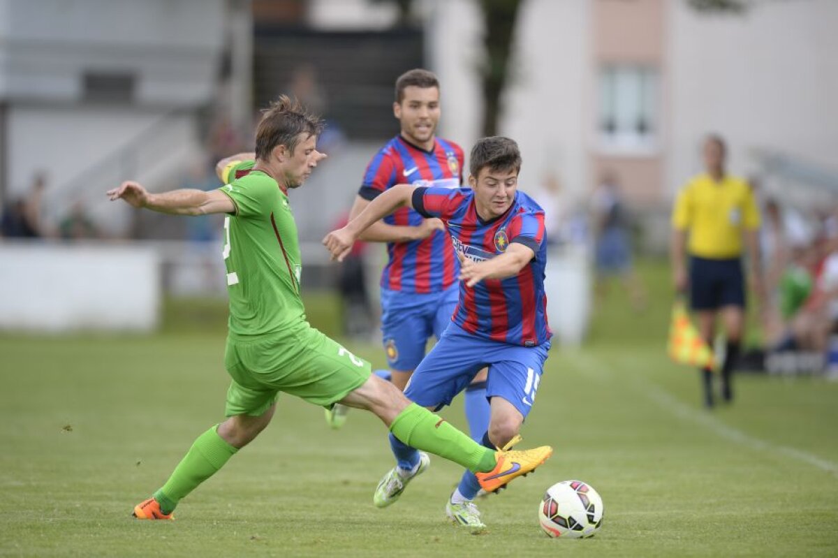 VIDEO Prima victorie pentru Rădoi în Austria vine chiar împotriva celui mai greu adversar! Steaua trece de Rubin, scor 2-1