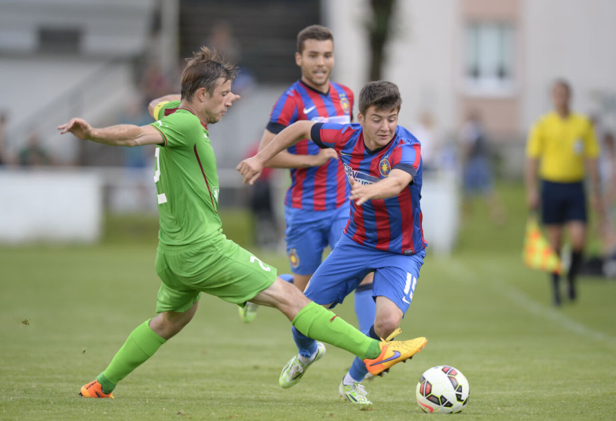 FOTO Noroc cu cel mai mic » Puștiul Mihalcea a strălucit într-un meci în care Steaua s-a chinuit rău cu Rubin Kazan