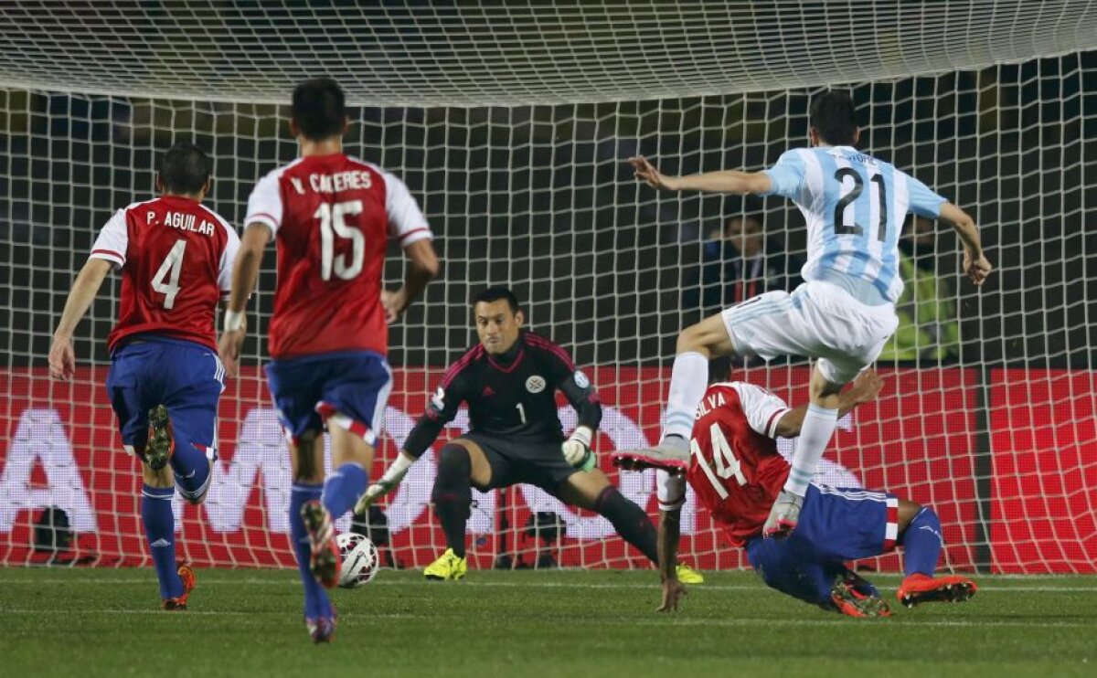 VIDEO şi FOTO Argentina este în finala Copei America, după ce s-a distrat cu Paraguay » Messi a fost eroul formaţiei lui Tata Martino