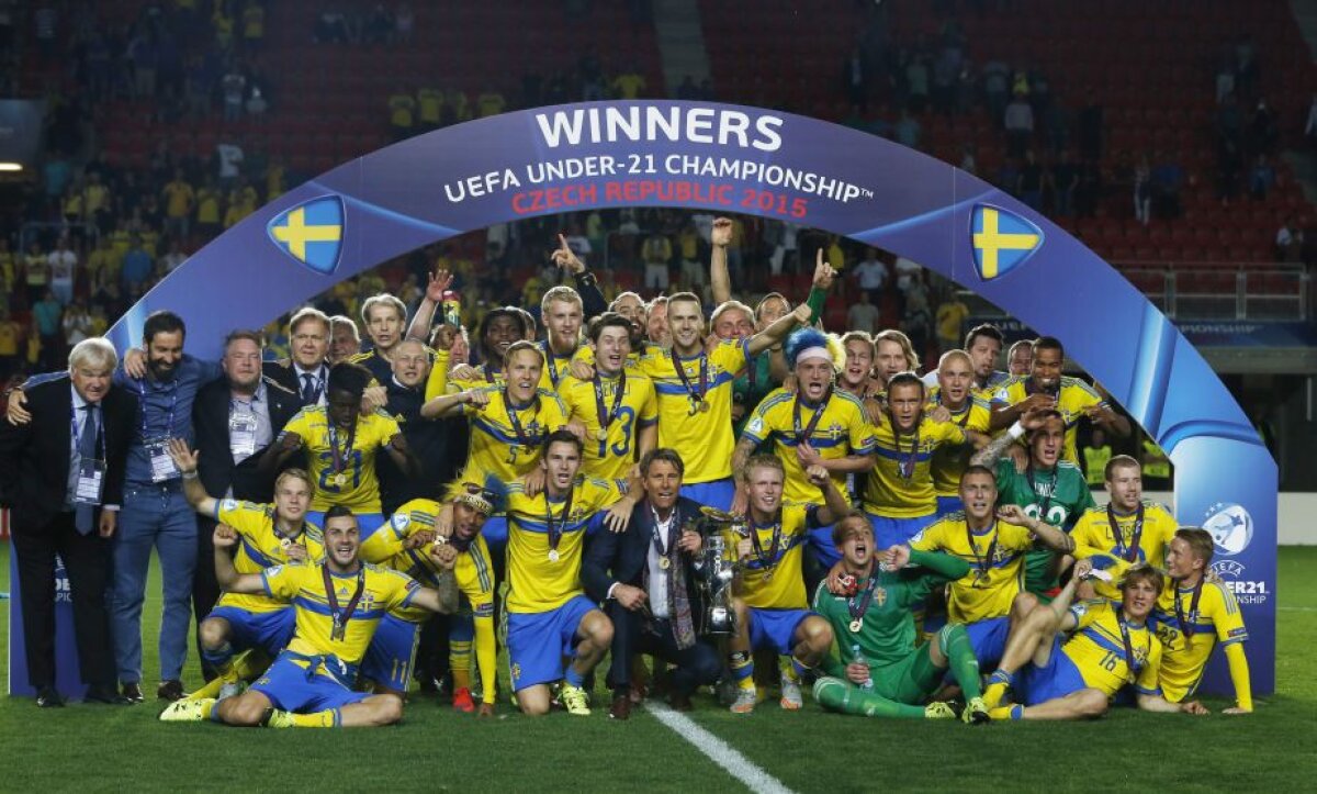 VIDEO şi FOTO Suedia a cîştigat Campionatul de Tineret Under 21 » Nordicii au trecut la penalty-uri de portughezi