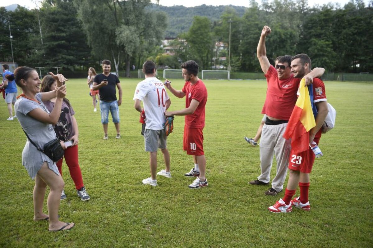 GALERIE FOTO Bucuria vero » Dinamoviştii şi-au găsit suporteri fideli în Italia