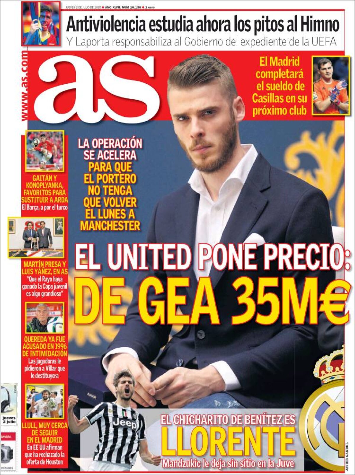 Ce scriu azi ziarele de sport din lume (2 iulie 2015)