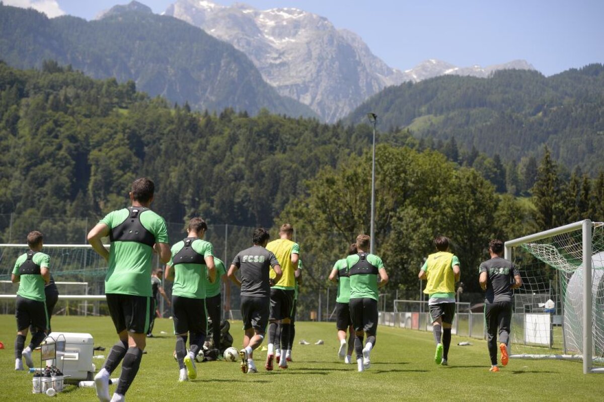 GALERIE FOTO 20 de imagini cu jucătorii Stelei în cantonamentul din Austria » Prin ce trec roş-albaştrii pentru a-şi apăra titlul