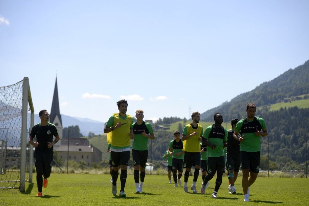 GALERIE FOTO 20 de imagini cu jucătorii Stelei în cantonamentul din Austria » Prin ce trec roş-albaştrii pentru a-şi apăra titlul