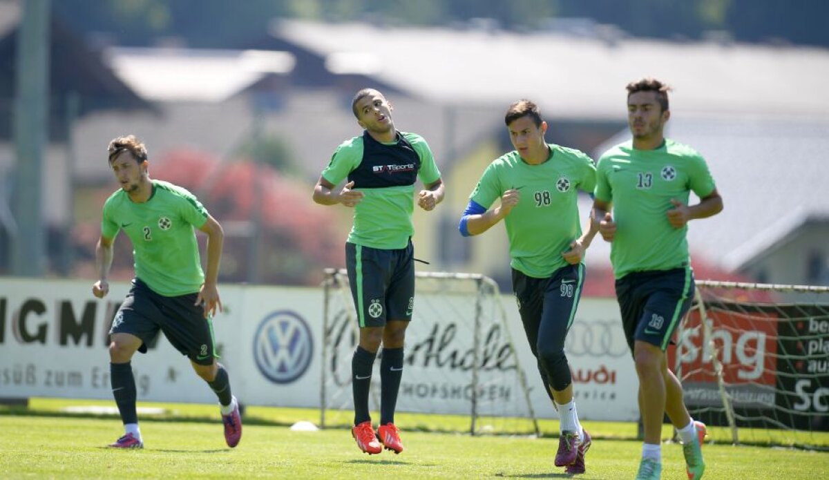 FOTO EXCLUSIV din Austria » Tahar la primul antrenament sub comanda lui Mirel Rădoi » A preluat numărul unui jucător îndepărtat în această vară de Steaua