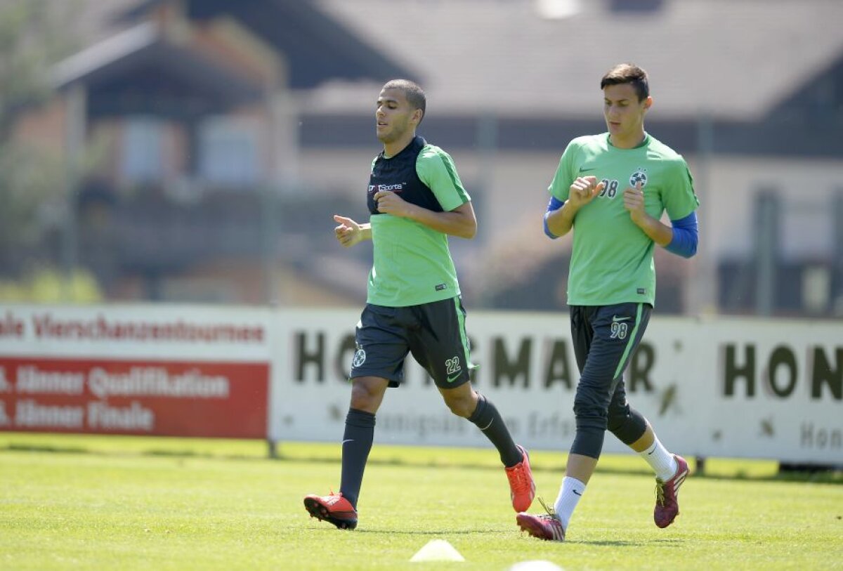 FOTO EXCLUSIV din Austria » Tahar la primul antrenament sub comanda lui Mirel Rădoi » A preluat numărul unui jucător îndepărtat în această vară de Steaua