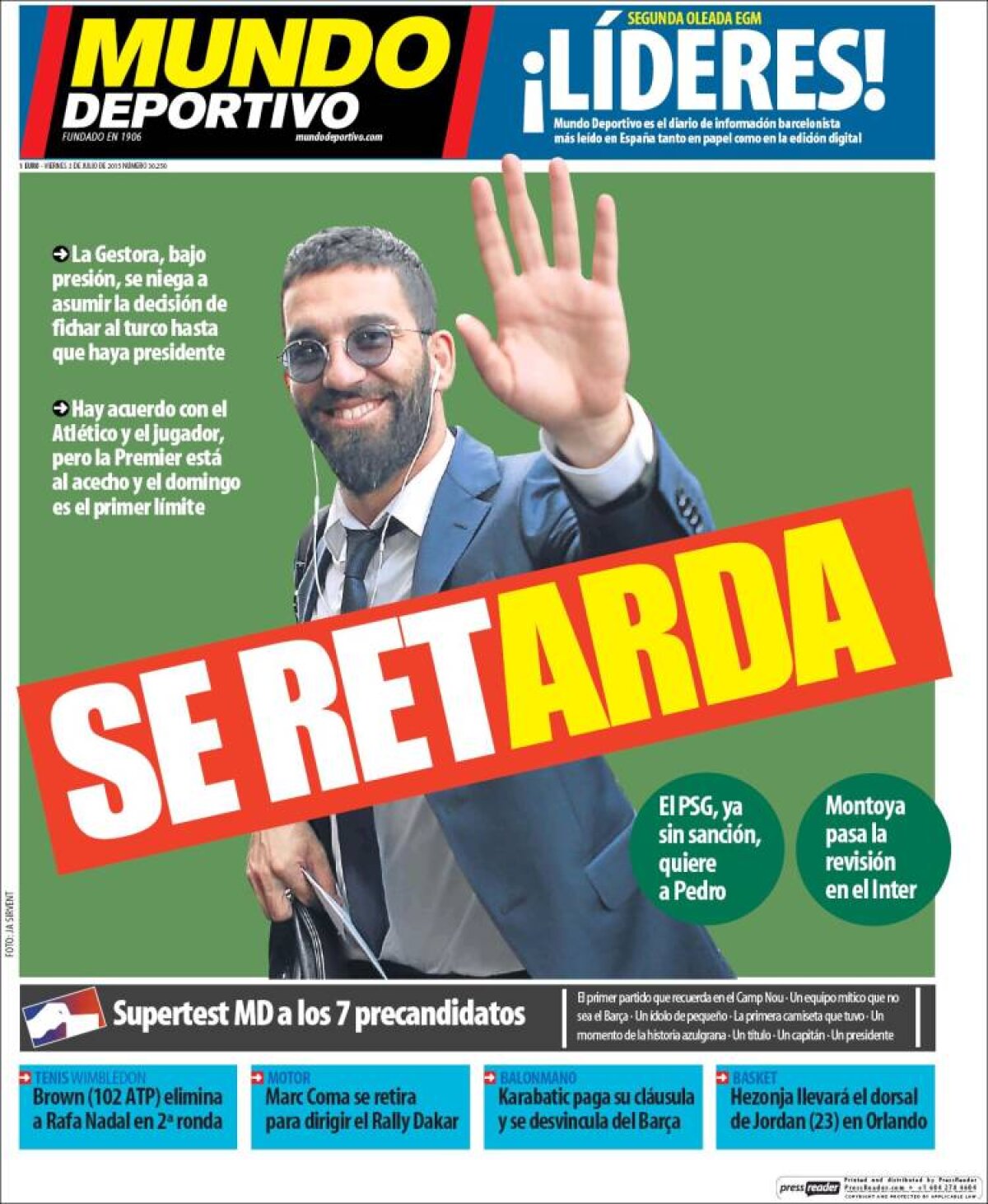 Ce scriu azi ziarele de sport din lume (3 iulie 2015)