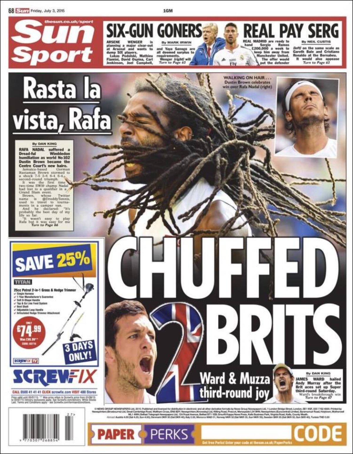 Ce scriu azi ziarele de sport din lume (3 iulie 2015)