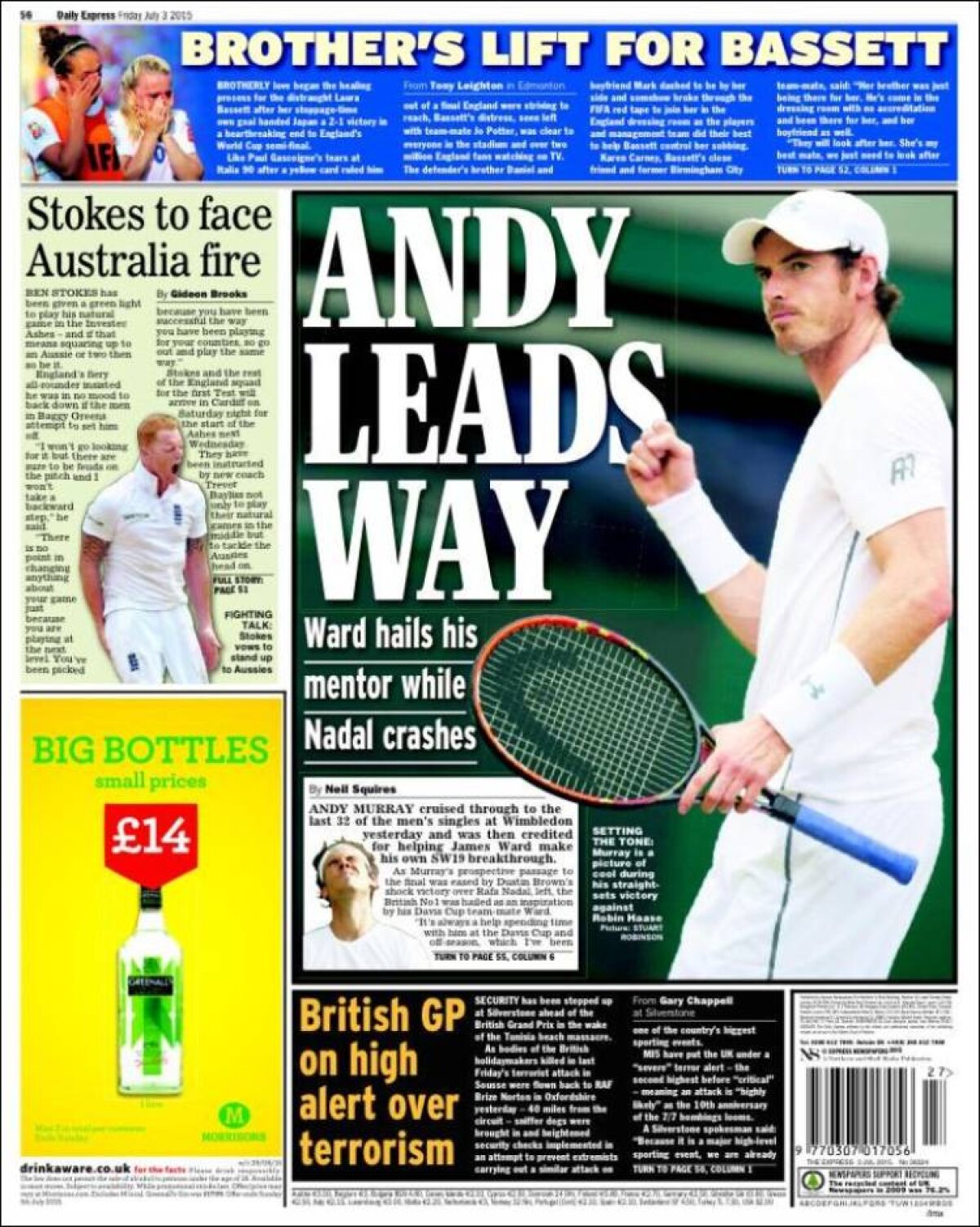 Ce scriu azi ziarele de sport din lume (3 iulie 2015)