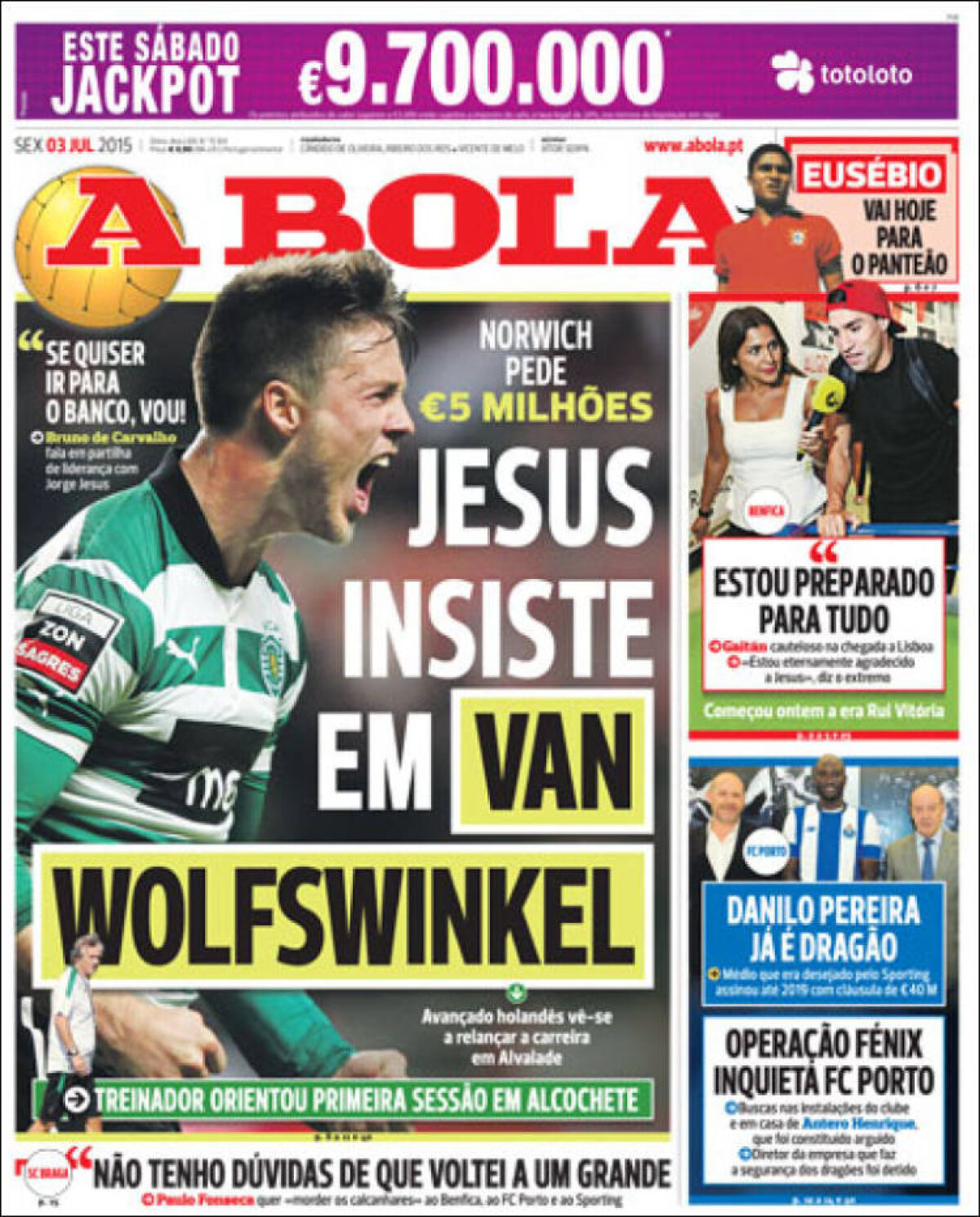 Ce scriu azi ziarele de sport din lume (3 iulie 2015)