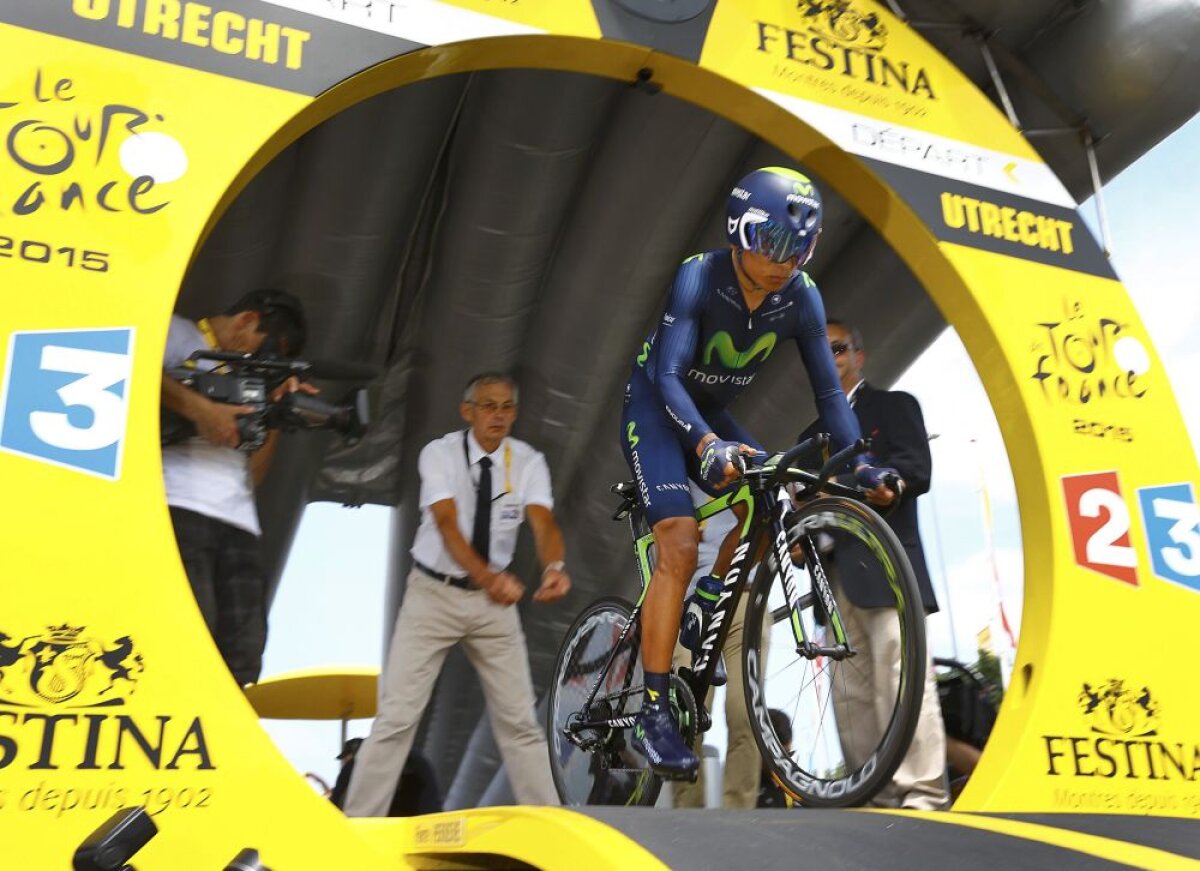 GALERIE FOTO 15 minute pentru faimă » Rohan Dennis a cîștigat prima etapă din Turul Franței. Nibali, timpul de referință între "Cei patru fantastici"