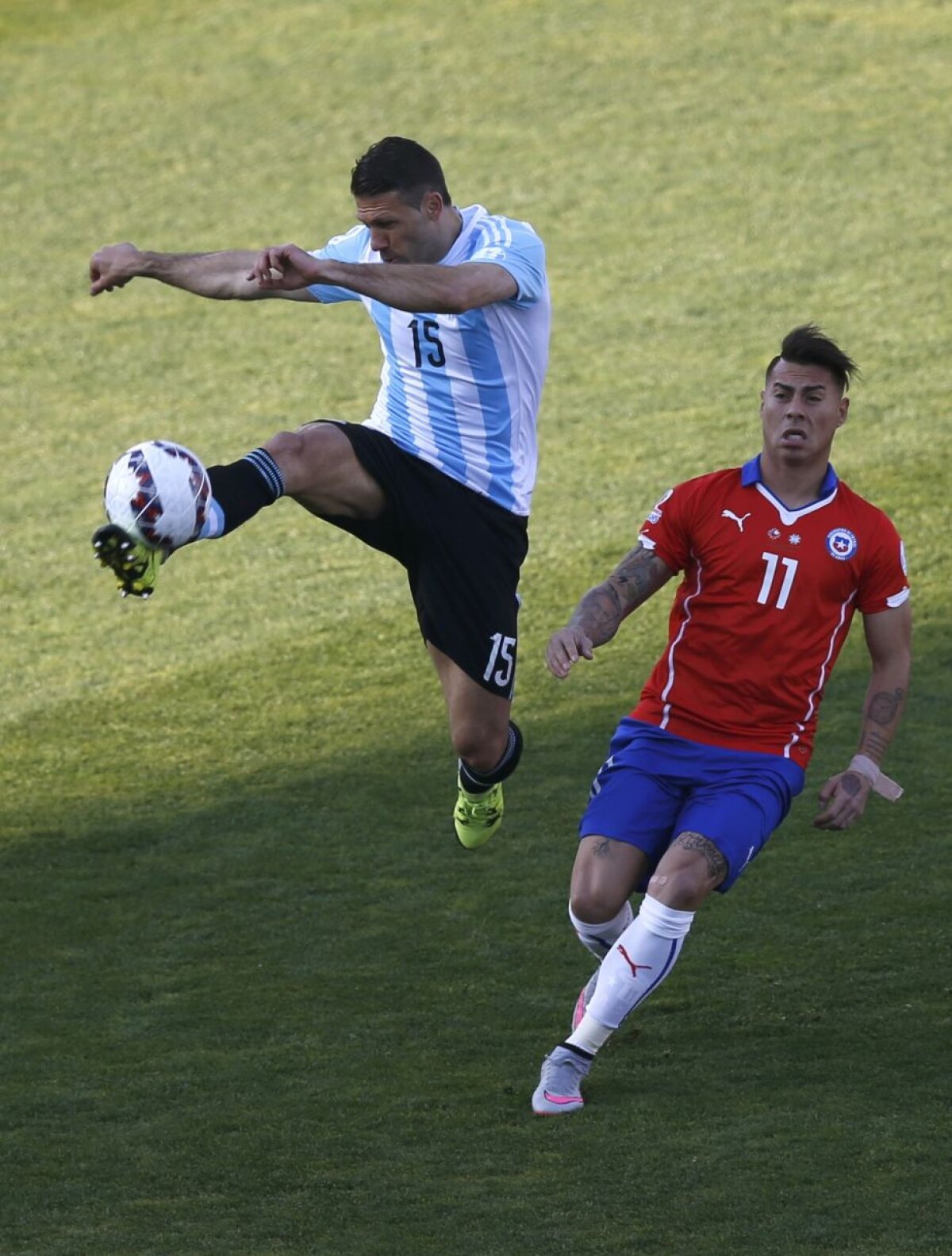 FOTO Chile a cîștigat Copa America în fața Argentinei, scor 4-1 » Higuain și Banega au ratat penalty-urile "pumelor"