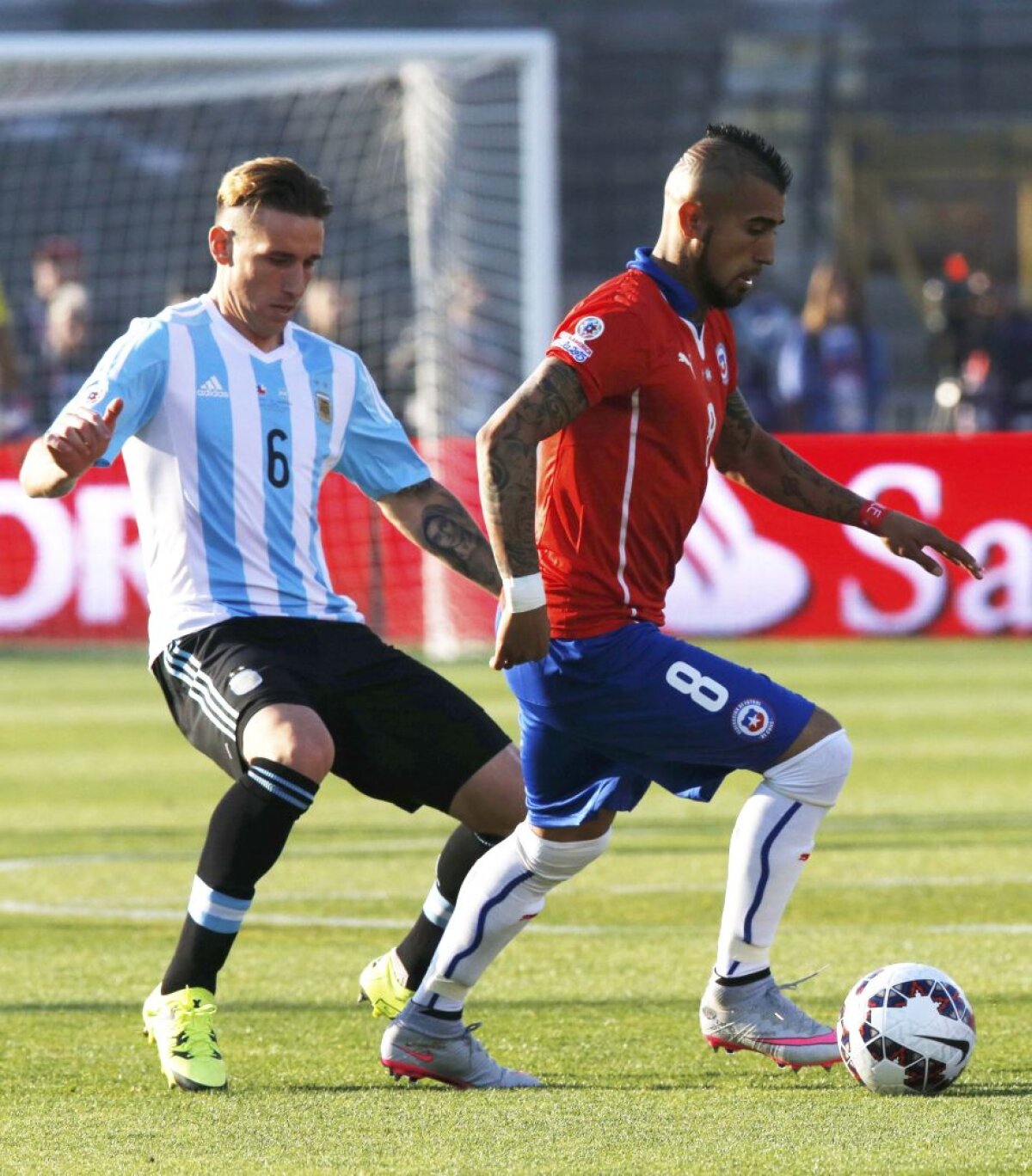 FOTO Chile a cîștigat Copa America în fața Argentinei, scor 4-1 » Higuain și Banega au ratat penalty-urile "pumelor"