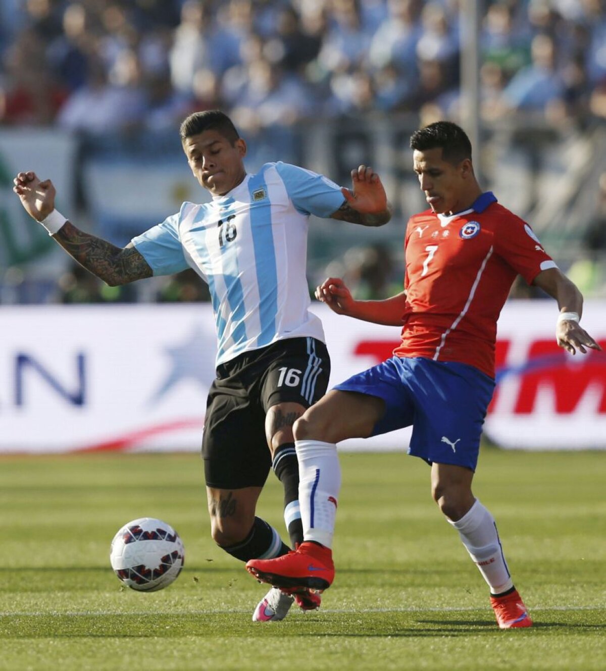 FOTO Chile a cîștigat Copa America în fața Argentinei, scor 4-1 » Higuain și Banega au ratat penalty-urile "pumelor"