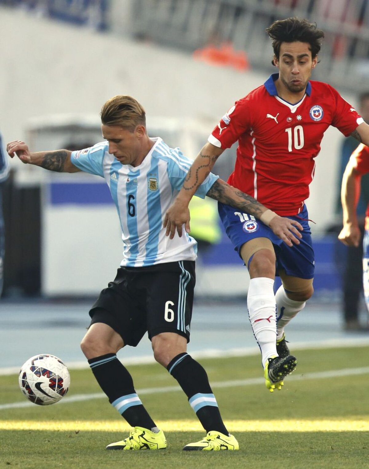 FOTO Chile a cîștigat Copa America în fața Argentinei, scor 4-1 » Higuain și Banega au ratat penalty-urile "pumelor"
