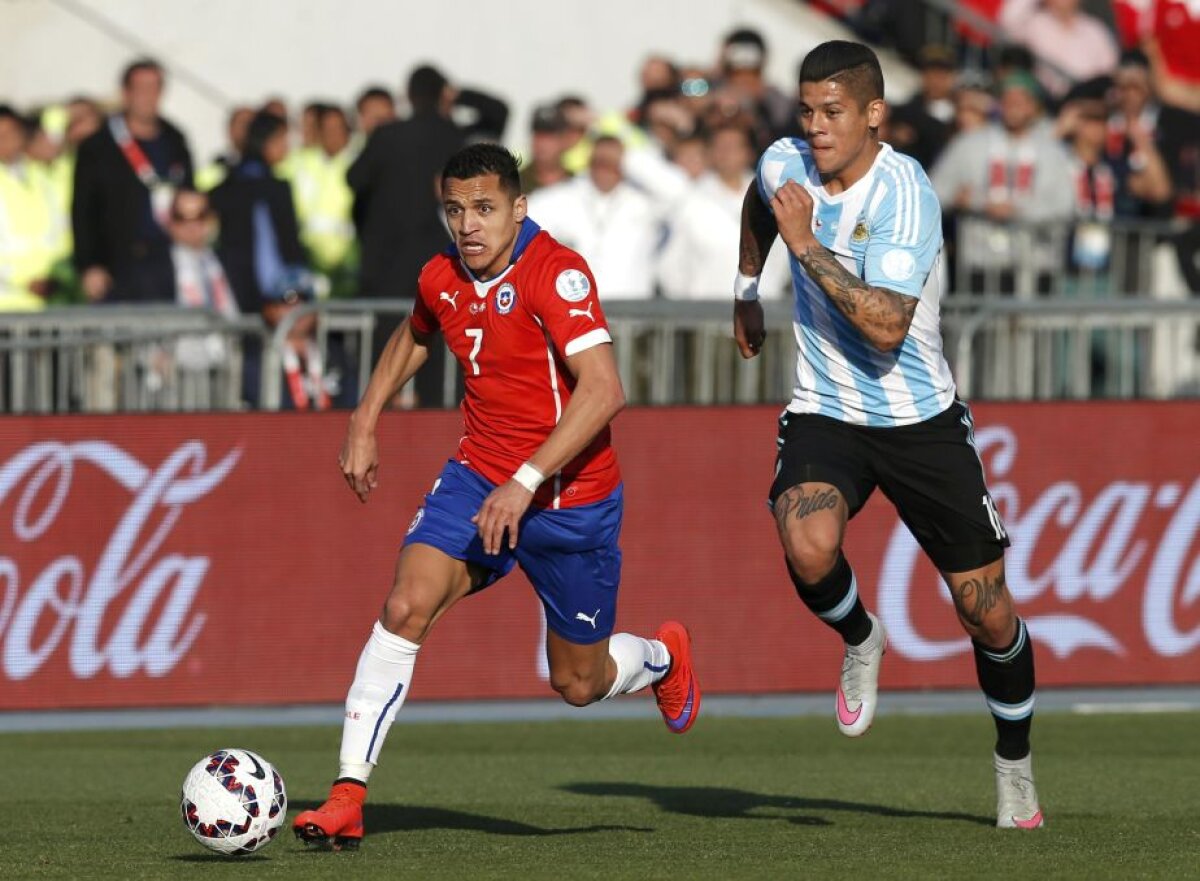 FOTO Chile a cîștigat Copa America în fața Argentinei, scor 4-1 » Higuain și Banega au ratat penalty-urile "pumelor"