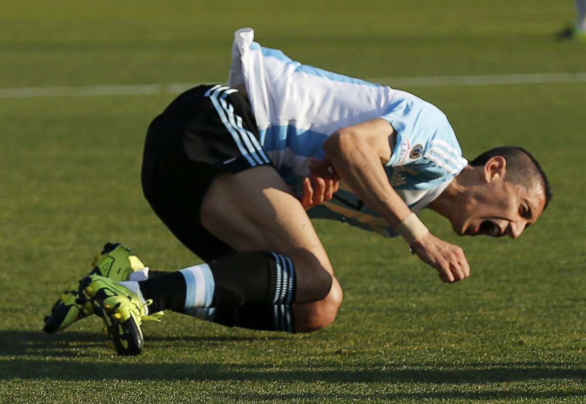 FOTO Pierdere grea pentru Argentina în finala Copa America » Omul meciului cu Paraguay a ieșit accidentat