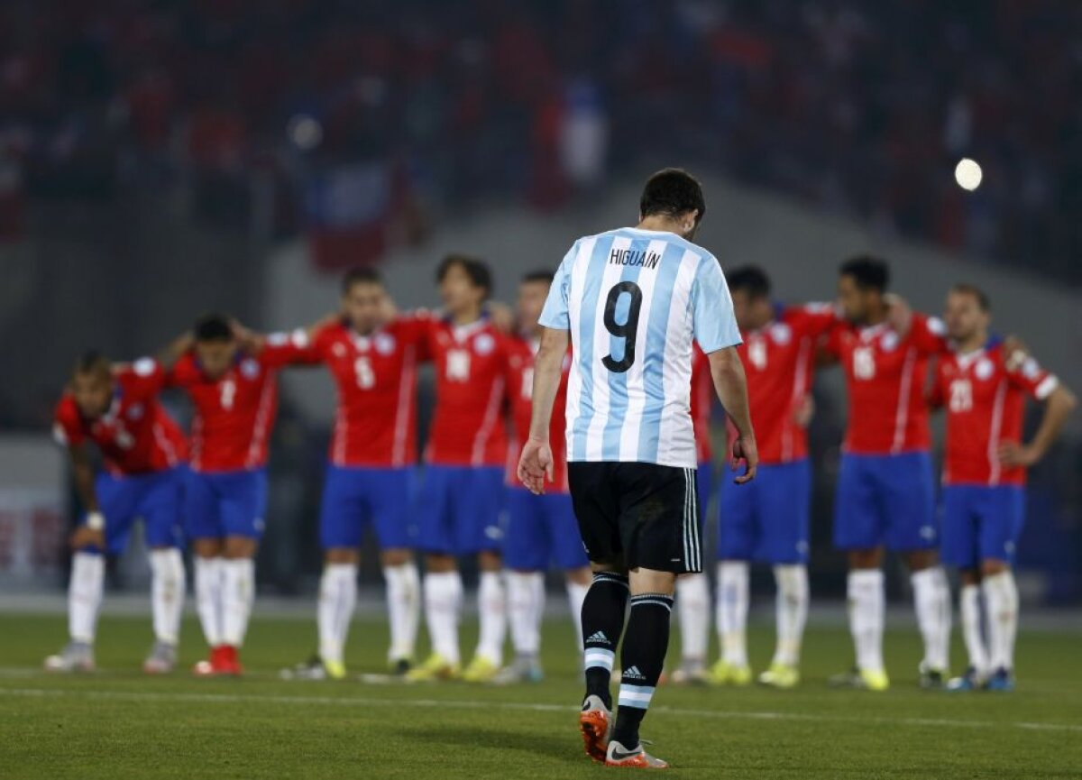 FOTO Chile a cîștigat Copa America în fața Argentinei, scor 4-1 » Higuain și Banega au ratat penalty-urile "pumelor"