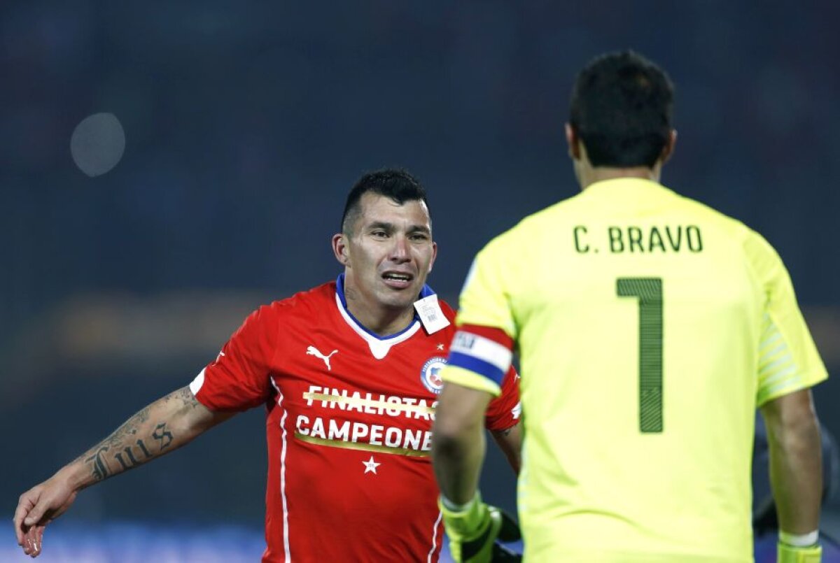 GALERIE FOTO Cum au sărbătorit chilienii cîștigarea în premieră a Copei America