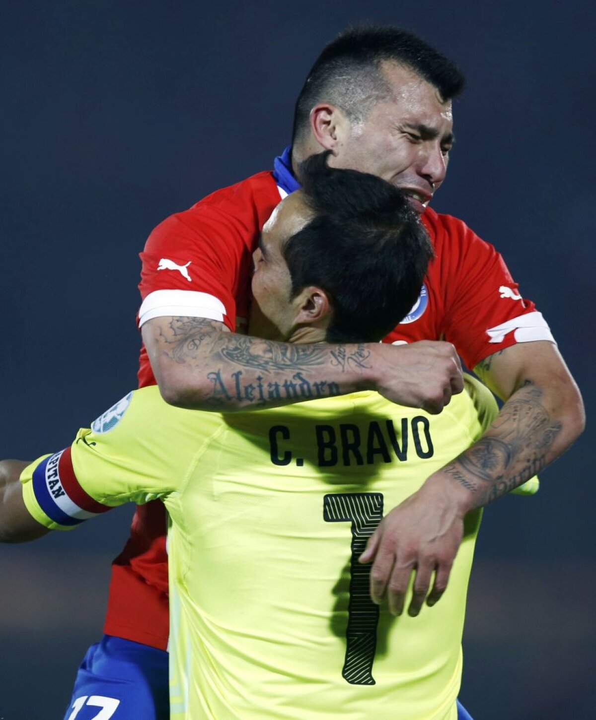 GALERIE FOTO Cum au sărbătorit chilienii cîștigarea în premieră a Copei America