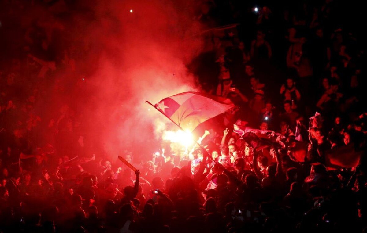 GALERIE FOTO Cum au sărbătorit chilienii cîștigarea în premieră a Copei America