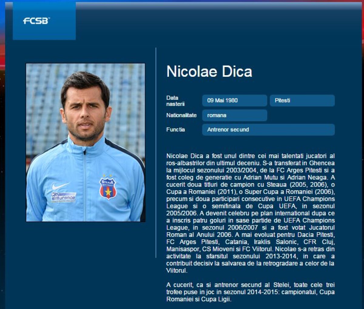FOTO Situație amuzantă la Steaua! Mirel Rădoi, enigmă și pentru site-ul oficial al clubului