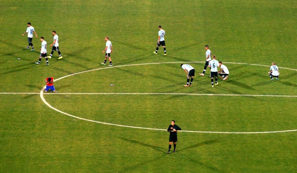 GALERIE FOTO Tristețe argentiniană » "Pumele" abia și-au putut stăpîni lacrimile după finala Copa America