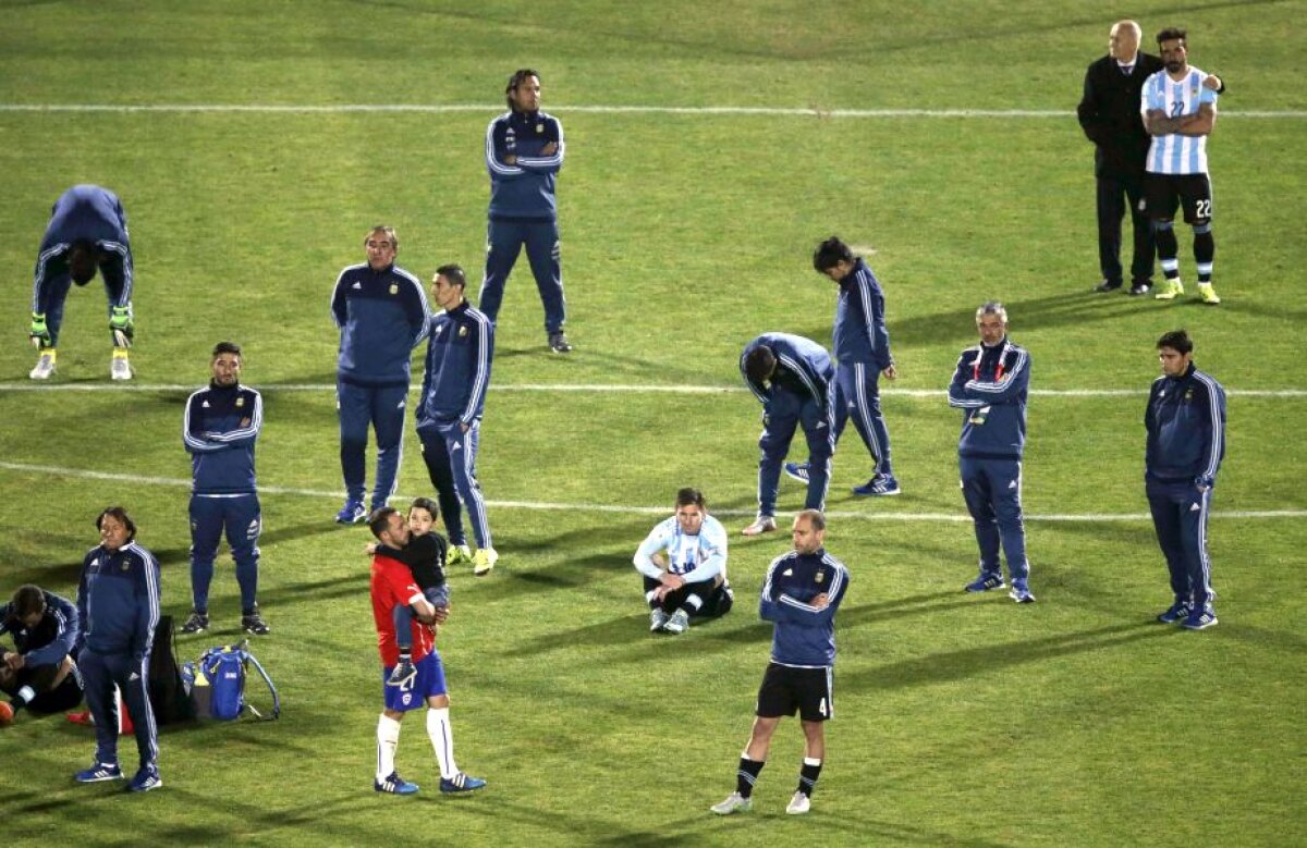 GALERIE FOTO Tristețe argentiniană » "Pumele" abia și-au putut stăpîni lacrimile după finala Copa America