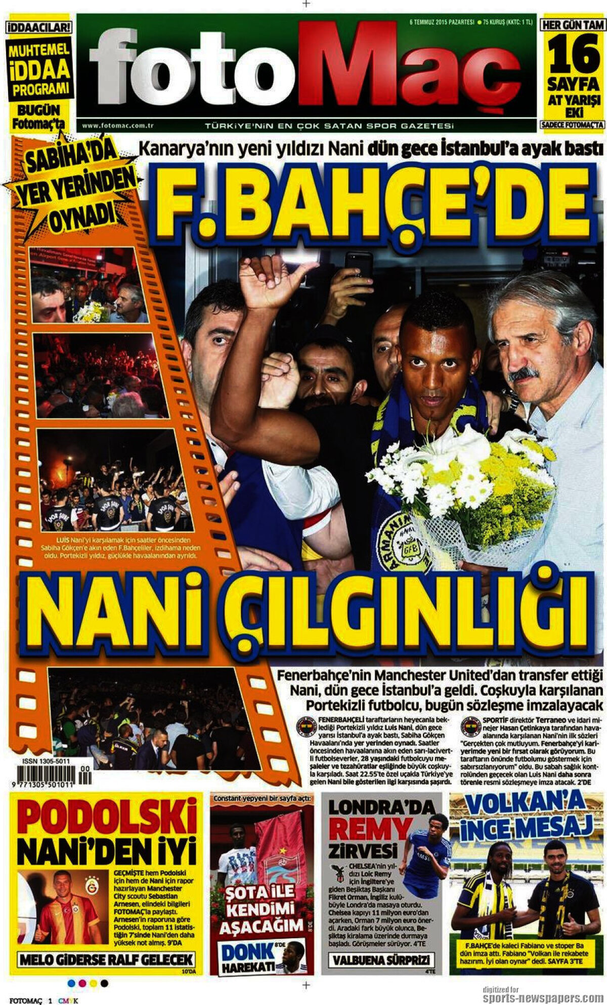 Ce scriu azi ziarele de sport din lume (6 iulie 2015)