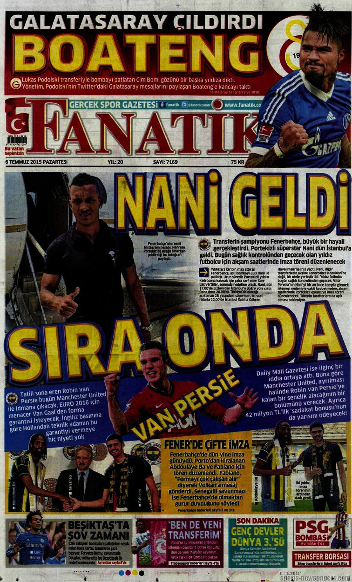 Ce scriu azi ziarele de sport din lume (6 iulie 2015)