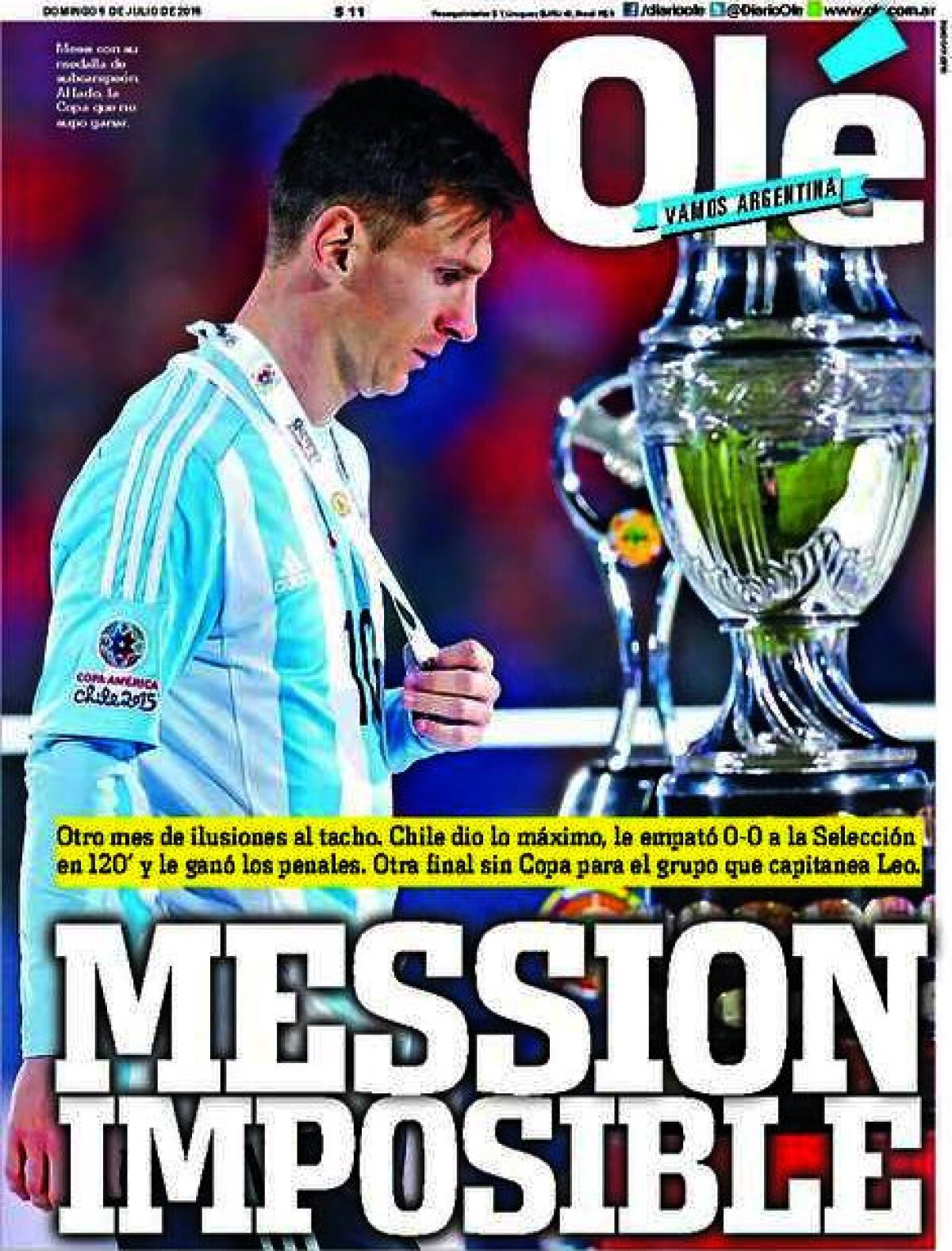 Ce scriu azi ziarele de sport din lume (6 iulie 2015)