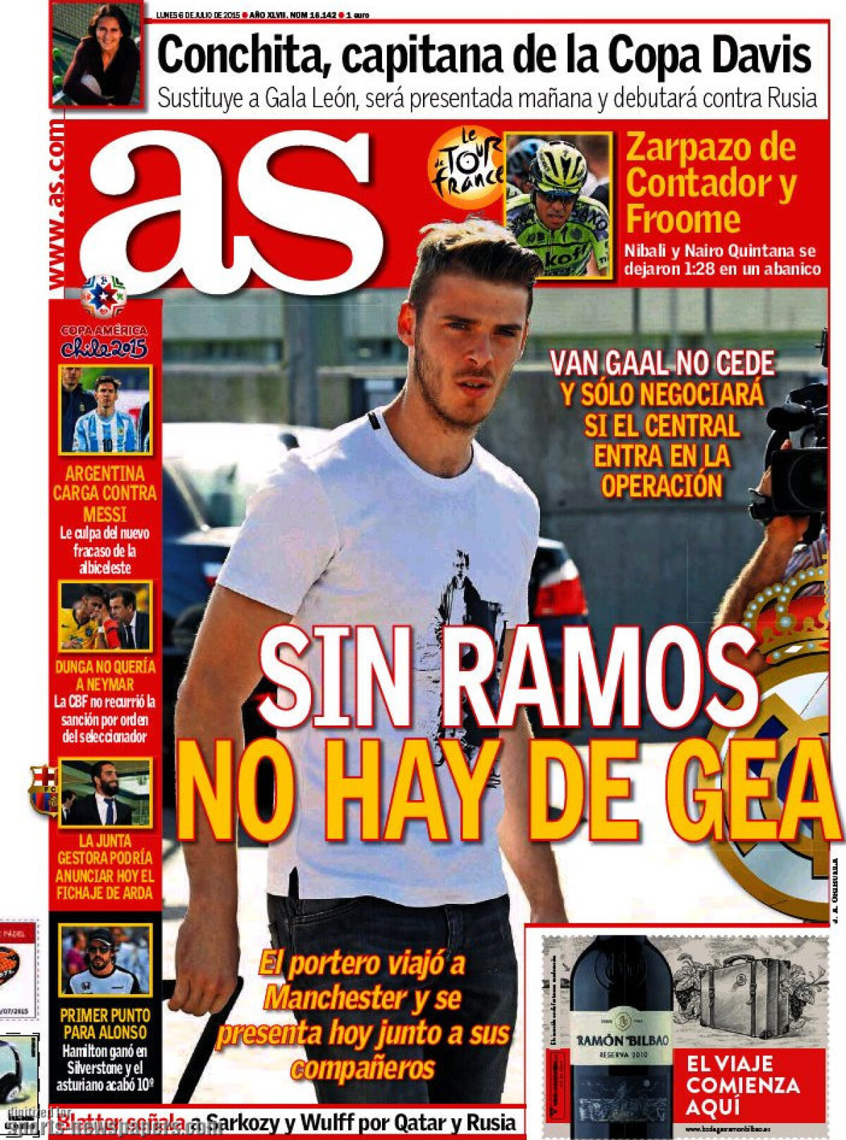 Ce scriu azi ziarele de sport din lume (6 iulie 2015)