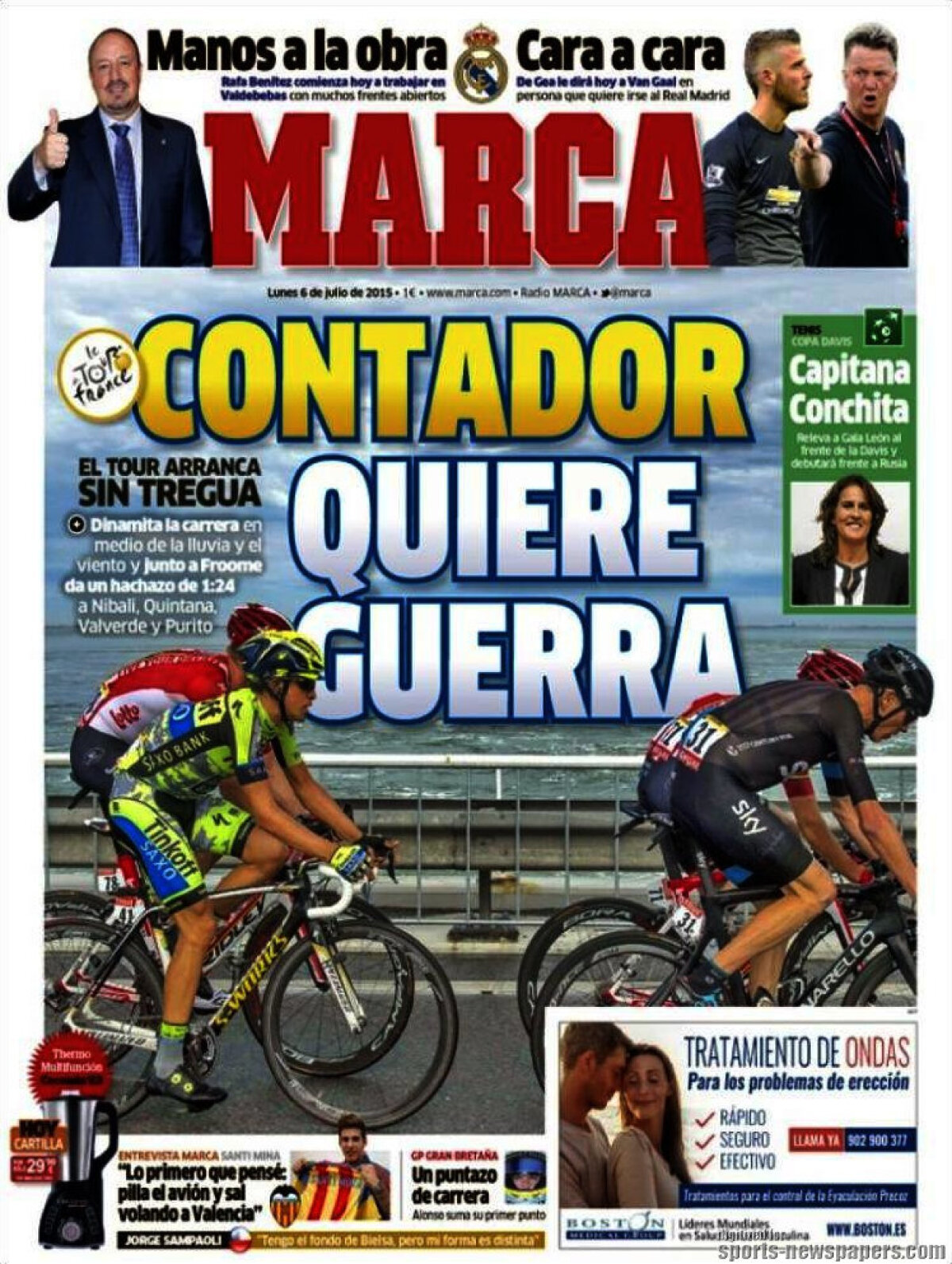 Ce scriu azi ziarele de sport din lume (6 iulie 2015)