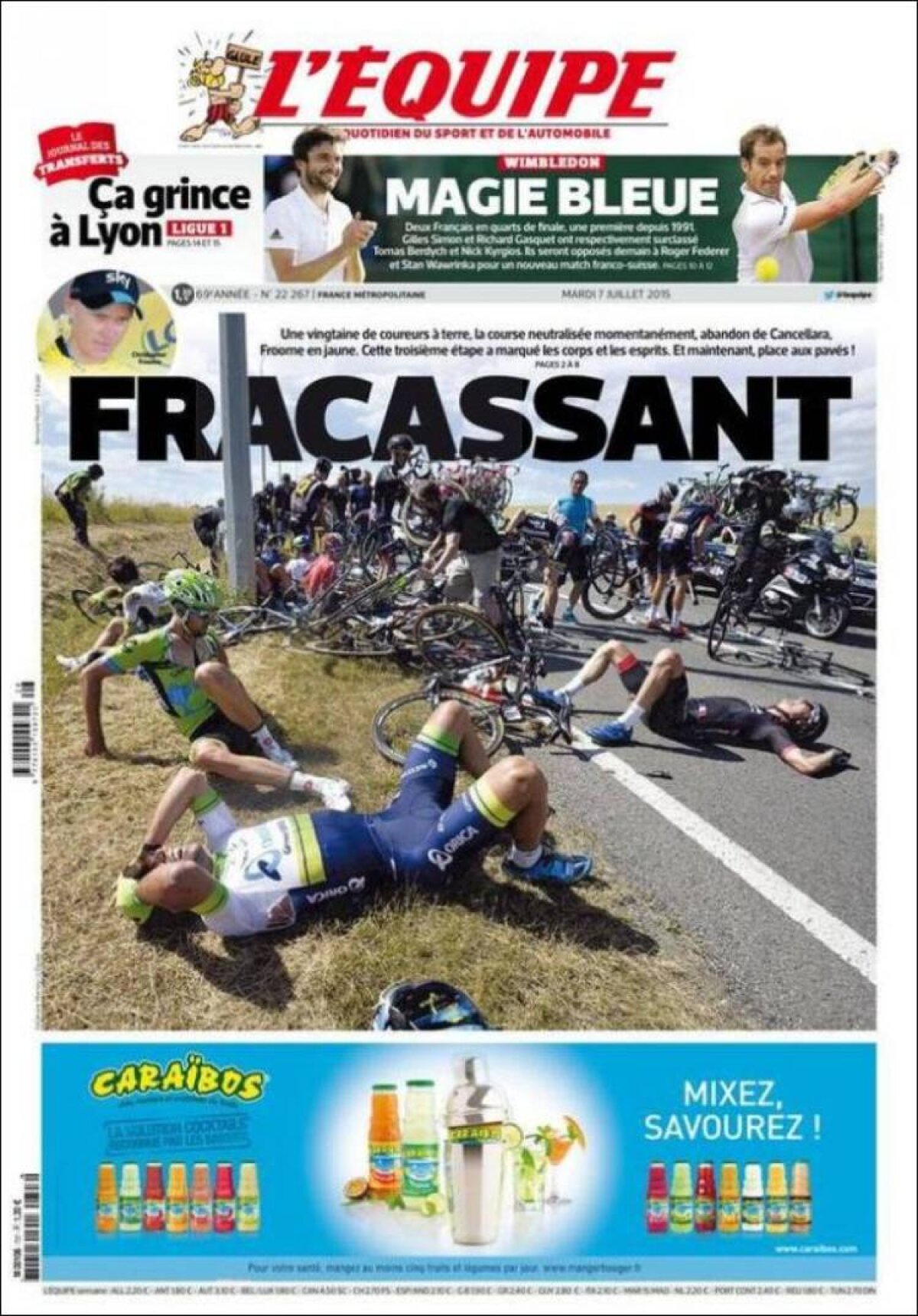 Ce scriu azi ziarele de sport din lume (7 iulie 2015)